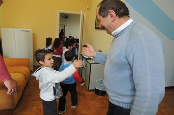 Foto - Projeto Conhecendo Nossa Cidade - Visita dos alunos da EMEI Noêmia na prefeitura