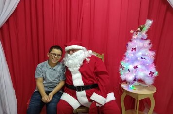 Foto - Papai Noel na Praça das Mangueiras