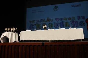 Foto - Premiação do 16º Salão de Humor de Cerquilho