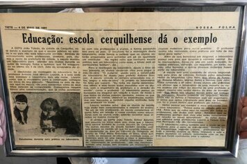 Foto - Reativação do Laboratório da Escola João Toledo - Cerquilho 69 anos 