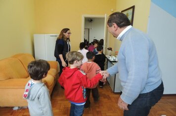 Foto - Projeto Conhecendo Nossa Cidade - Visita dos alunos da EMEI Noêmia na prefeitura