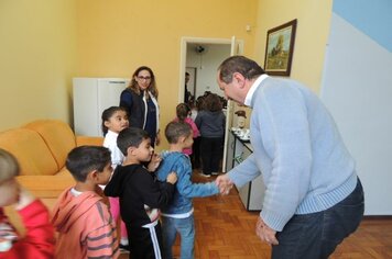 Foto - Projeto Conhecendo Nossa Cidade - Visita dos alunos da EMEI Noêmia na prefeitura