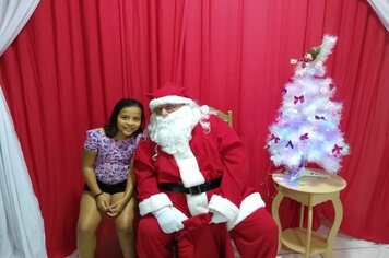 Foto - Papai Noel na Praça das Mangueiras