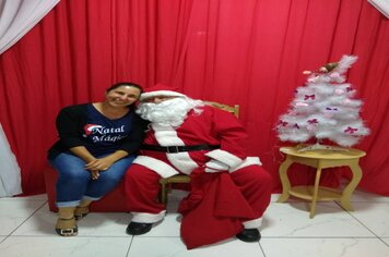 Foto - Papai Noel na Praça das Mangueiras