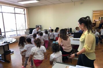 Foto - Visita EMEI Noêmia - Projeto “Conhecendo Nossa Cidade”