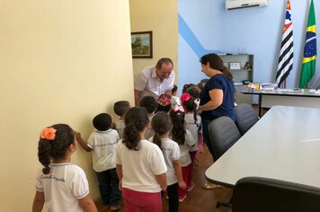 Foto - Visita EMEI Noêmia - Projeto “Conhecendo Nossa Cidade”