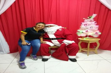 Foto - Papai Noel na Praça das Mangueiras