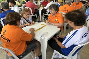 Foto - Torneio de Jogos de Mesa da Melhor Idade - Aniversário de 69 anos de Cerquilho