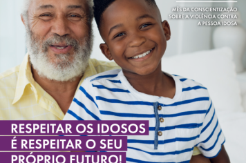 Foto - JUNHO VIOLETA - CONSCIENTIZAÇÃO SOBRE A VIOLÊNCIA CONTRA A PESSOA IDOSA