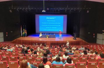 Teatro Municipal de Cerquilho recebe o Encontro Regional dos Conselhos de Alimentação Escolar (CAE)