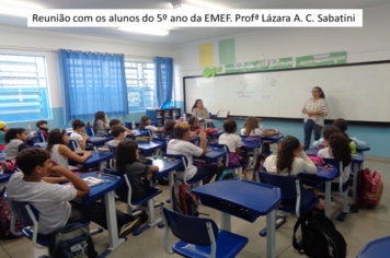 Educação realiza projeto de transição escolar