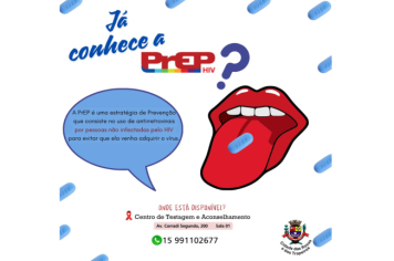 A Prefeitura de Cerquilho, por meio do Centro de Testagem e Aconselhamento - CTA Cerquilho Informa: