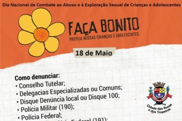 Dia Nacional de Combate ao Abuso e à Exploração Sexual de Crianças e Adolescentes 