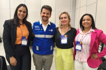 Secretaria Municipal de Saúde de Cerquilho presente no Seminário da APS nos Territórios: Equidade, Vínculo e Qualidade no Cuidado