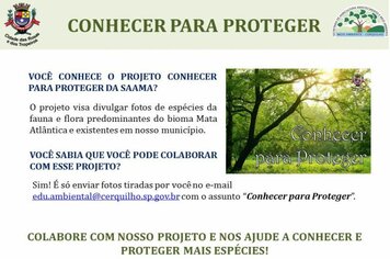 Você conhece o projeto Conhecer para Proteger?