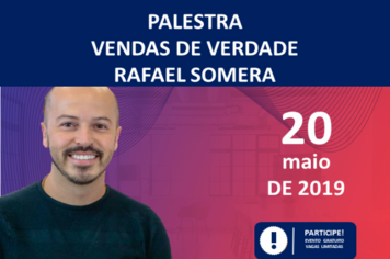 Sebrae-SP convida para a Palestra Vendas de Verdade, com Rafael Somera