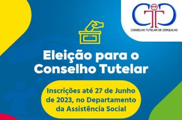 Processo de Escolha dos Conselheiros e Conselheiras Tutelares de Cerquilho