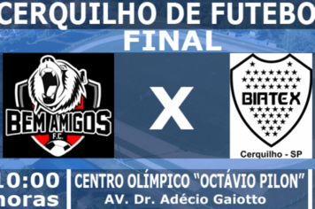 Final da Copa Cerquilho de Futebol acontece no domingo