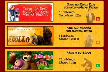 Prefeitura de Cerquilho informa programação do Teatro Municipal em Março