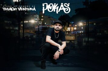 Teatro Municipal de Cerquilho recebe show Pokas, com Thiago Ventura