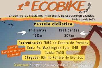 Prefeitura de Cerquilho realiza 1º ECOBIKE, no Centro de Eventos