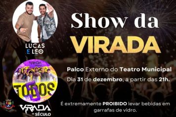 Cerquilho se prepara para a grande festividade do show da virada, para receber 2024 com muita festa e diversão! Confira a programação