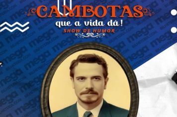 Fabiano Cambota, um dos principais nomes da comédia no Brasil, apresenta seu novo show solo “Cambotas que a vida dá