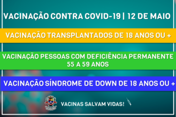 Secretaria da Saúde informa sobre vacinação contra Covid-19 para os próximos grupos