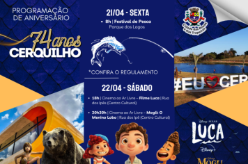 2º Festival de Pesca e Cinema ao Ar Livre fecham a programação de Aniversário de Cerquilho