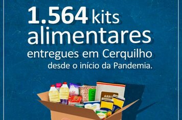 Prefeitura de Cerquilho entregou 1.564 kits alimentares desde o início da Pandemia