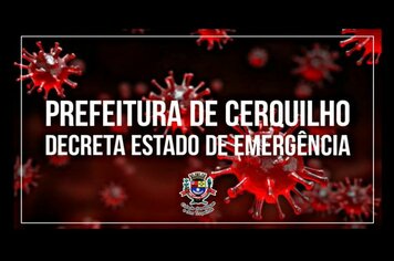 Prefeitura de Cerquilho decreta Estado de Emergência e restringe atendimento presencial ao público em estabelecimentos comerciais