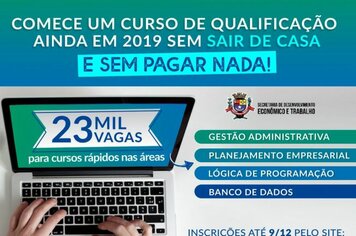 Univesp oferece quatro cursos de 80 horas gratuitamente