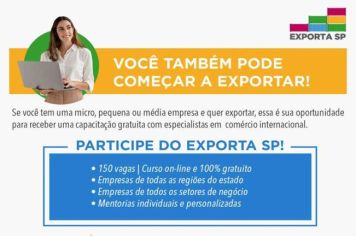 Programa Paulista de Capacitação para Exportações prepara gratuitamente micro, pequenas e médias empresas para a exportação
