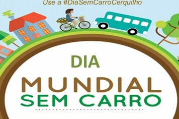 Prefeitura Municipal convida a população para participar do Dia Sem Carro Cerquilho