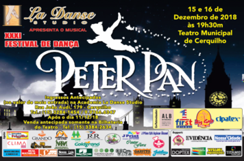 Teatro Municipal recebe Festival de Dança “Peter Pan”
