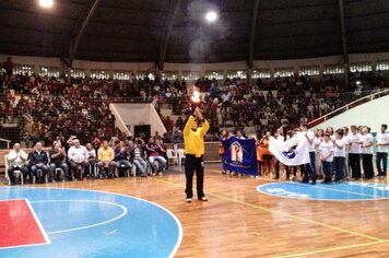 Cerimônia de abertura dos Jogos Escolares em Cerquilho