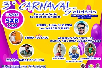 Carnaval Solidário une diversão e generosidade
