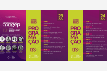  O Teatro Municipal de Cerquilho apresenta o CONGEP, o Primeiro Congresso de Gestão de Pessoas de Tietê, Cerquilho e Região, nos dias dias 23 e 24 de julho 