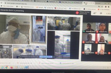 Alunos do Projeto “Cientistas do Amanhã” participam de reunião virtual com pesquisador da linha de frente do combate ao Covid - 19