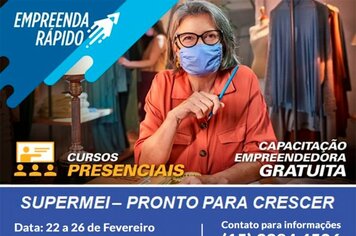 Sebrae Aqui abre inscrições para capacitação SUPERMEI Pronto para Crescer