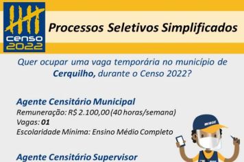 Processo Seletivo Simplificado do IBGE tem inscrições PRORROGADAS até 21 de janeiro