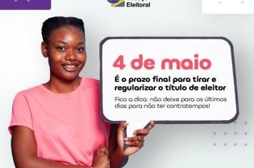 Cartório Eleitoral de Cerquilho informa prazo final para regularizar e tirar título de eleitor