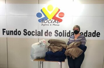 Doações da Campanha Inverno Solidário em Cerquilho