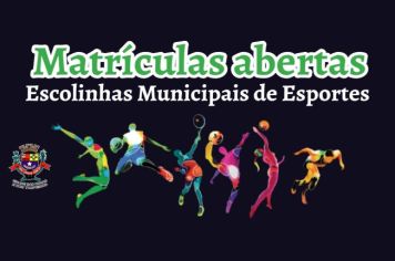 Escolinhas Municipais de Esportes estão com matrículas abertas