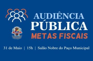 Prefeitura de Cerquilho convida para a Audiência Pública de Metas Fiscais