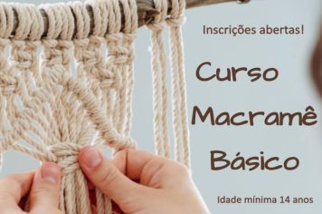 Fundo Social de Cerquilho está com inscrições abertas para o curso de Macramê