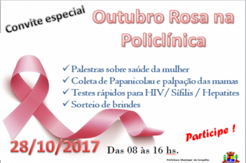Prefeitura realiza evento especial do Outubro Rosa