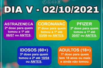 Cerquilho realiza Dia V para atender público atrasado com a vacina contra Covid-19