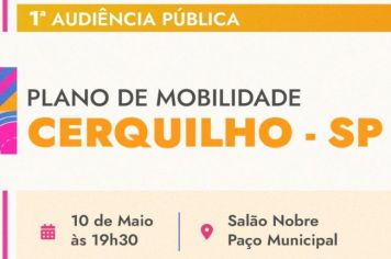 Prefeitura realiza 1ª Audiência Pública para a elaboração do Plano de Mobilidade Urbana