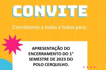 Guri Cerquilho convida para apresentações gratuitas do encerramento do semestre